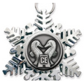 Platinum Snowflake Ornament